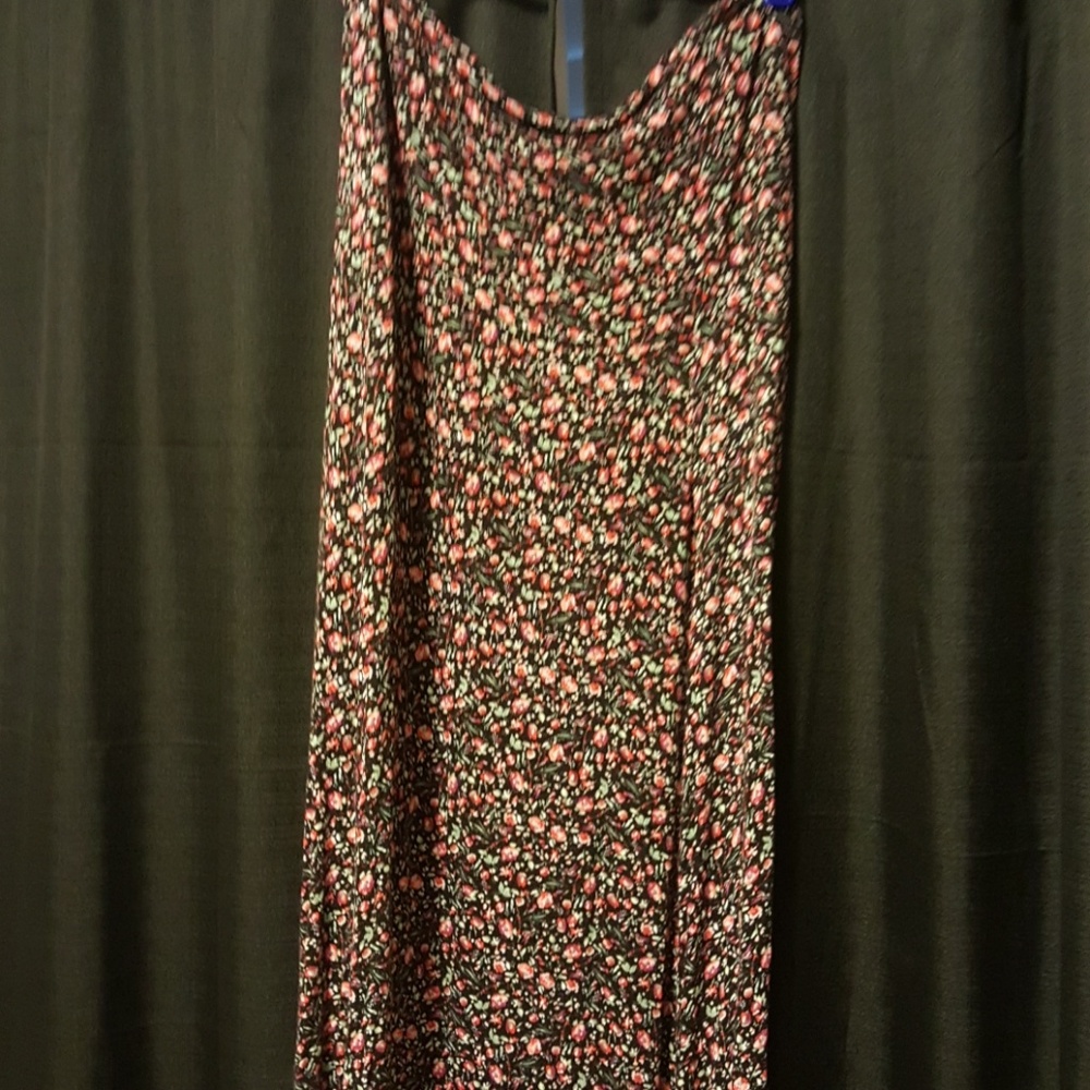 Floral maxi skirt